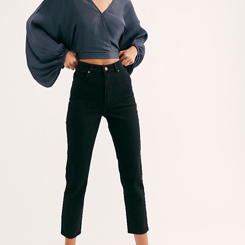 ROLLA'S black duster jeans